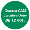 California Air Resources Board Certification Granted CARB Executive Order DE-12-001