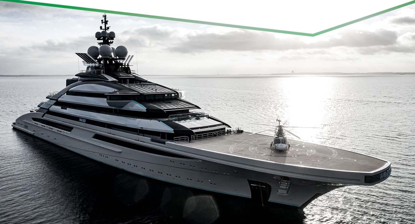 "The yacht of the year" is equipped with our solutions. 